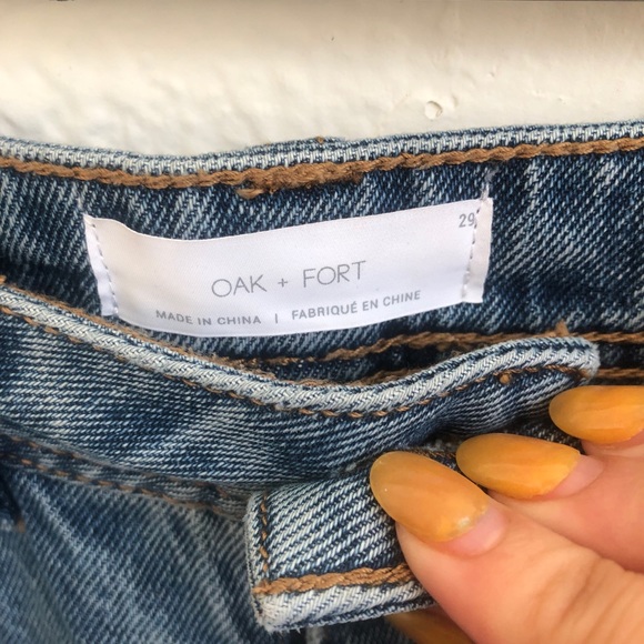 Oak + Fort Ripped Jeans - Picture 5 of 5